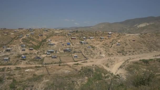 Pueblo Con Casas Haití — Vídeos de Stock