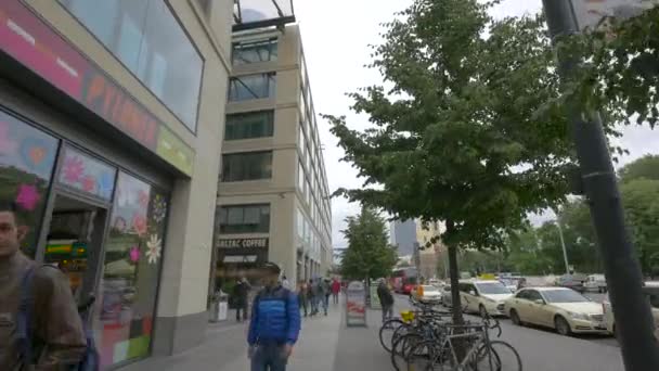 购物商场的入口 — 图库视频影像