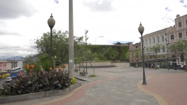 Plaza San Blas Quito — Stock Video