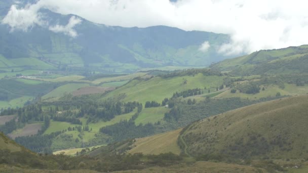 Pittoresk Landschap Ecuador — Stockvideo