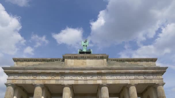 Berlin Deki Branderburg Kapısı — Stok video