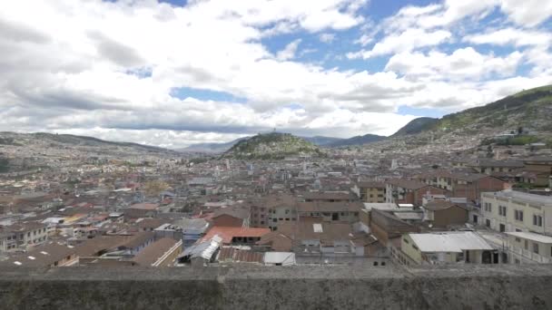 Stadsbilden Quito Resekoncept — Stockvideo