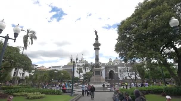 Statua Wolności Quito — Wideo stockowe