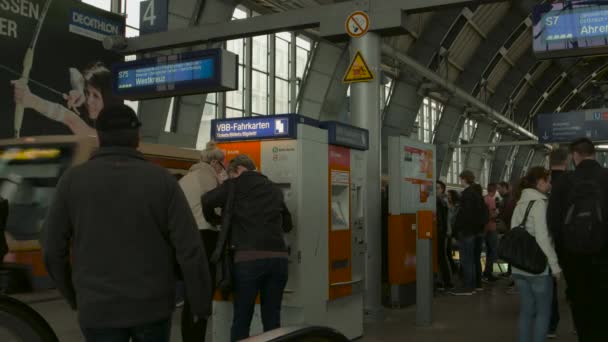 People Buying Tickets Machine — Video
