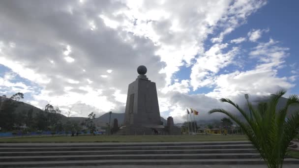 Parque Monumento Del Medio Mundo Ecuador — Vídeo de stock