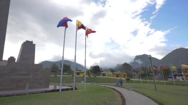 Parque Del Medio Mundo Ecuador — Vídeo de stock