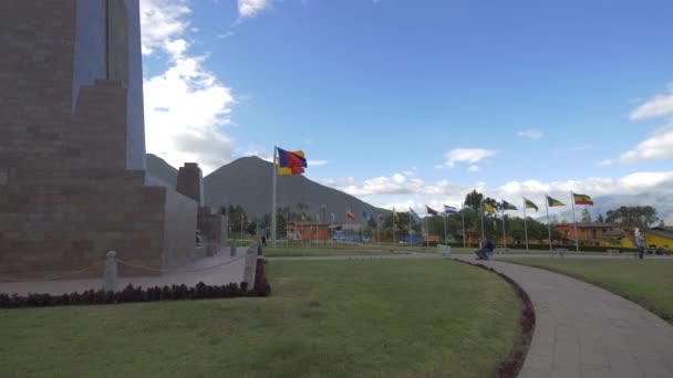 Środkowy Park Pomników Świata Ekwador — Wideo stockowe
