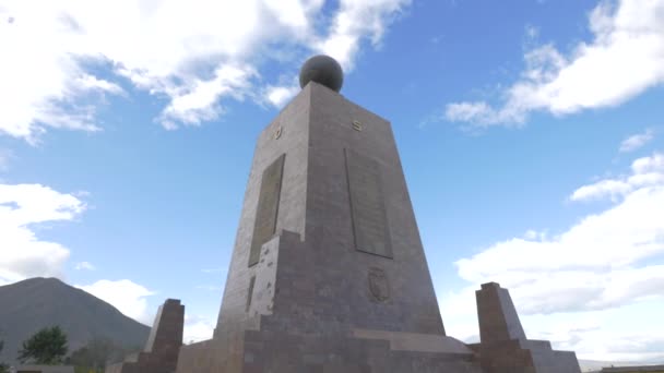 Monumento Ecuador Pichincha — Vídeo de stock