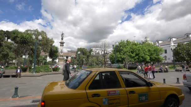 Piazza Dell Indipendenza Quito — Video Stock