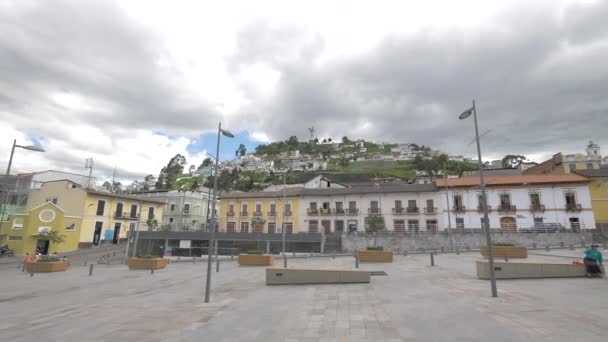 Boulevard Mayo Quito — Stock video
