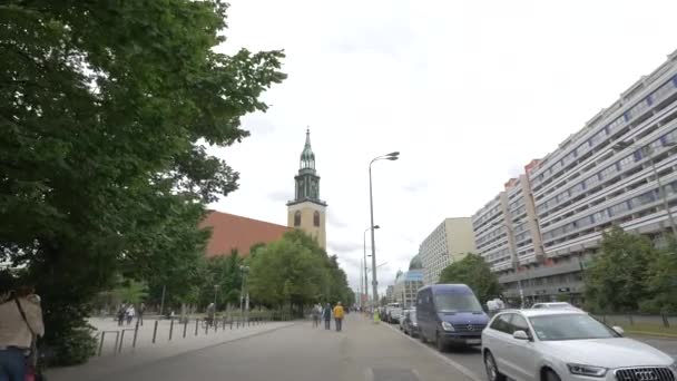 Igreja Santa Maria Vista Berlim — Vídeo de Stock