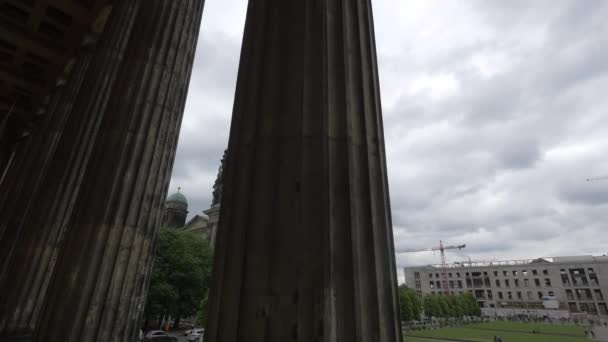 Estátua Equestre Catedral Berlim — Vídeo de Stock