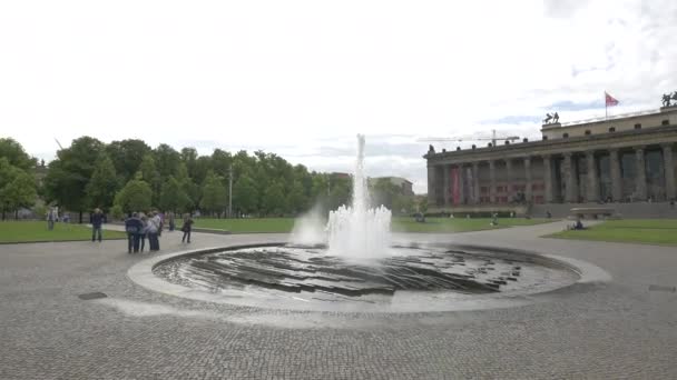 Fuente Lustgarten Berlín — Vídeo de stock