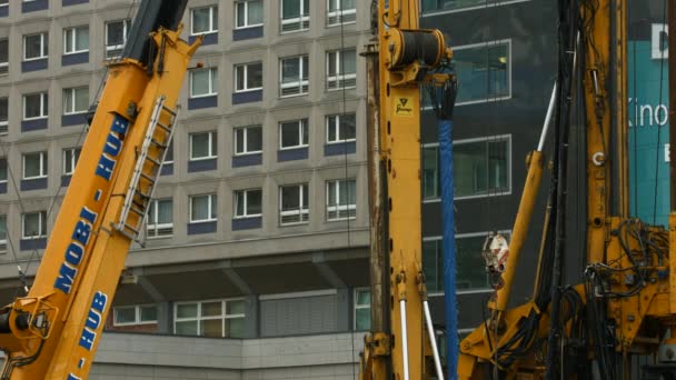 Construction Machinery Detail — Stock Video