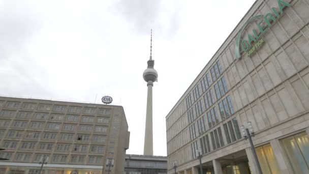 Torre Televisión Berlín — Vídeo de stock