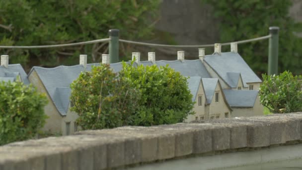 Maisons Miniatures Derrière Mur — Video