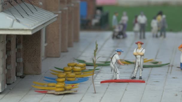 Figurines Miniatures Côté Des Meules Fromage — Video