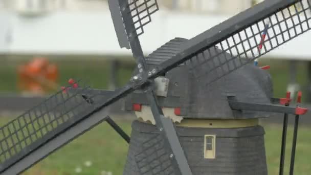 Close Windmill Blades — Stock Video