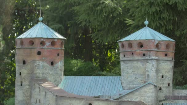 Die Türme Einer Burg — Stockvideo