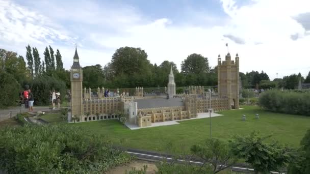 Миниатюра Вестминстерского Дворца Парке — стоковое видео