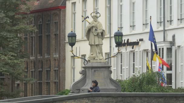 Statue Saint Joannes Nepomucenus — Video