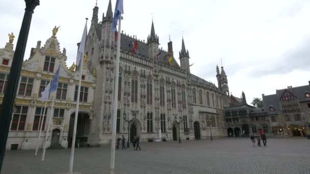 Stadhuis Het Marktplein — Stockvideo