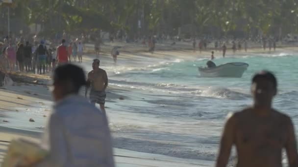 Duże Fale Plaży — Wideo stockowe