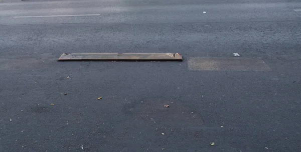 Ana Caddedeki Ciclopista Bölümünün Durması — Stok fotoğraf