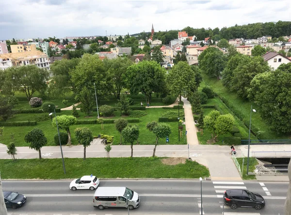 Dziadowo View Castle Window — Stock Photo, Image