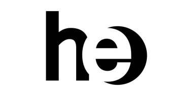 Monogram negatif alan harf Logo o s e