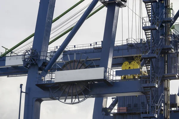 Quay Gantry Crane Ship Shore Crane Sts Yard Sorong Harbor — Stock fotografie