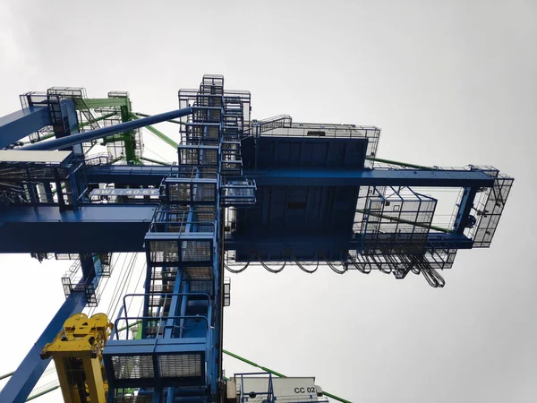 Quay Gantry Crane Ship Shore Crane Sts Hafen Von Sorong — Stockfoto
