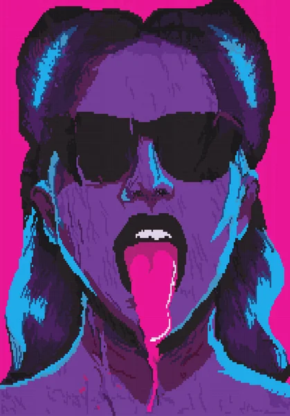 Gözlük rengi olan kadın