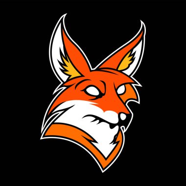 çizgi film tilki karakter vektörü