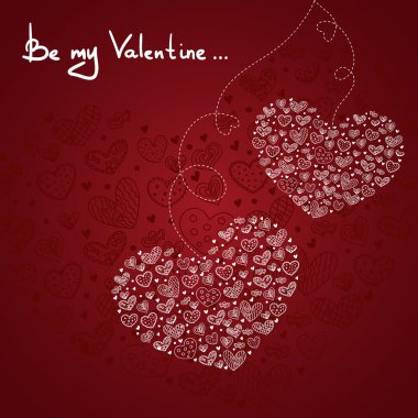 Sevgililer Günü kartı.