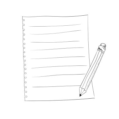 Not defteri ve kalem