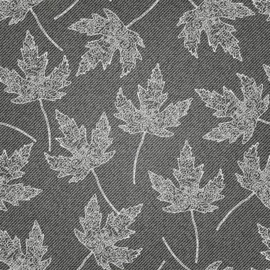 Süslü çiçek desenli kot arka plan