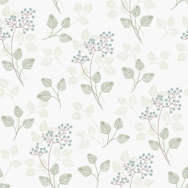 Süslü çiçek sorunsuz doku vektör.