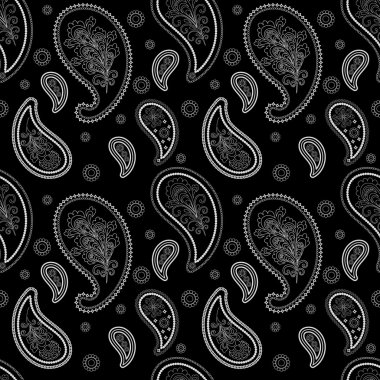 Paisley pürüzsüz desen.