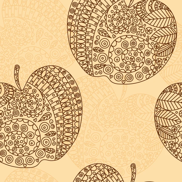 Patrón floral sin costuras — Vector de stock