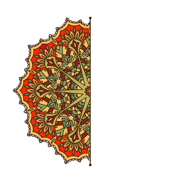 Tarjeta de invitación con patrón de encaje ornamental — Archivo Imágenes Vectoriales