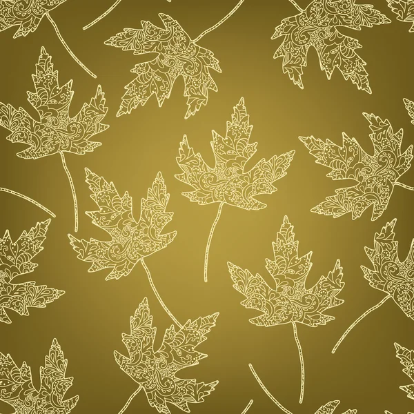 Sierlijke floral naadloze textuur — Stockvector
