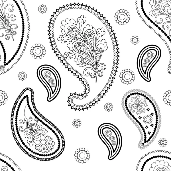 Paisley modello senza cuciture — Vettoriale Stock