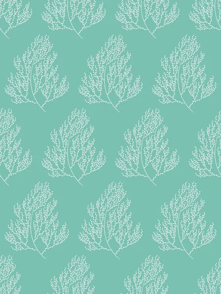 Textura inconsútil floral adornada en vector . — Archivo Imágenes Vectoriales