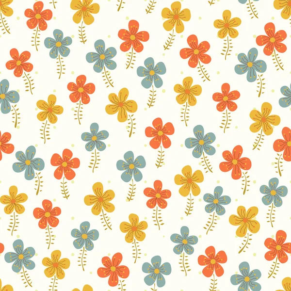 Bannière avec de jolies fleurs — Image vectorielle