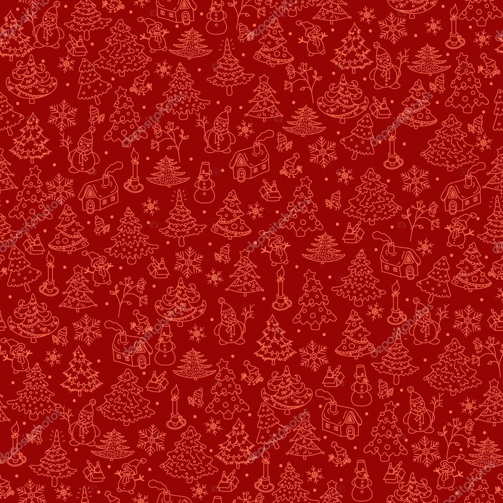 Christmas Background Red Texture. Seamless Wallpaper Royalty Free SVG,  Cliparts, Vectors, and Stock Illustration. Image 11204853.