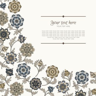 Şirin çiçeklerle banner