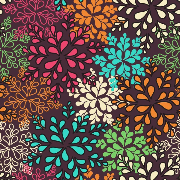 Seamless floral pattern — Stock Vector