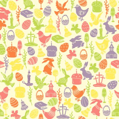 Paskalya yumurtaları sorunsuz arka plan