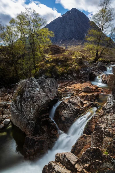 Der Wasserfall Westquarter Glen — Stockfoto